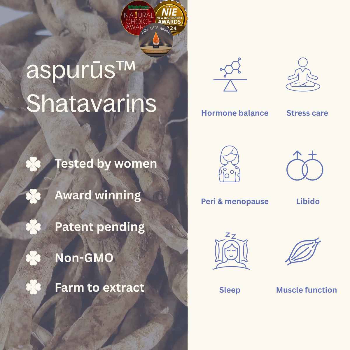 Aspurūs™ shatavarins