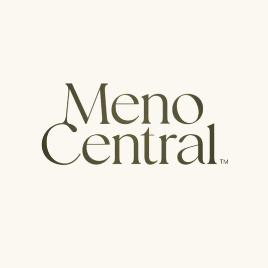Meno Central logo on a light beige background