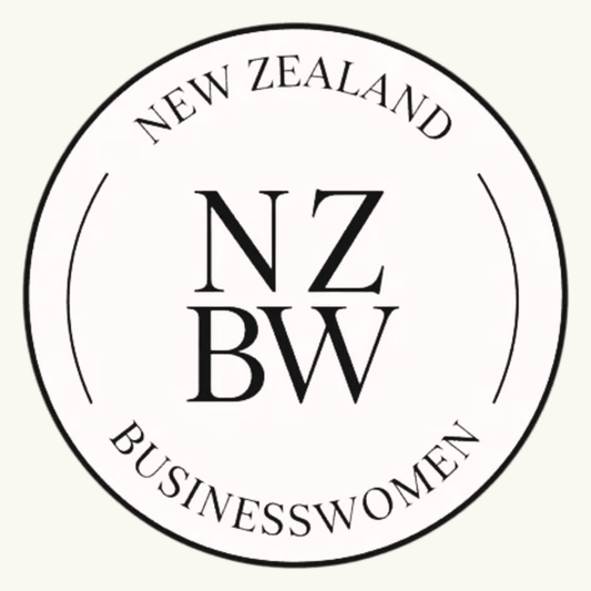 Logo of New Zealand Businesswomen on a white background